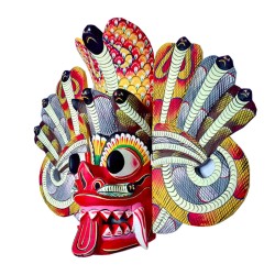 Dwi Naga Raksha Mask - Height 38cm