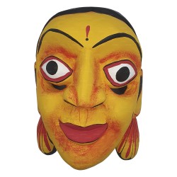 Lenchina Kolam Mask - Height 23cm