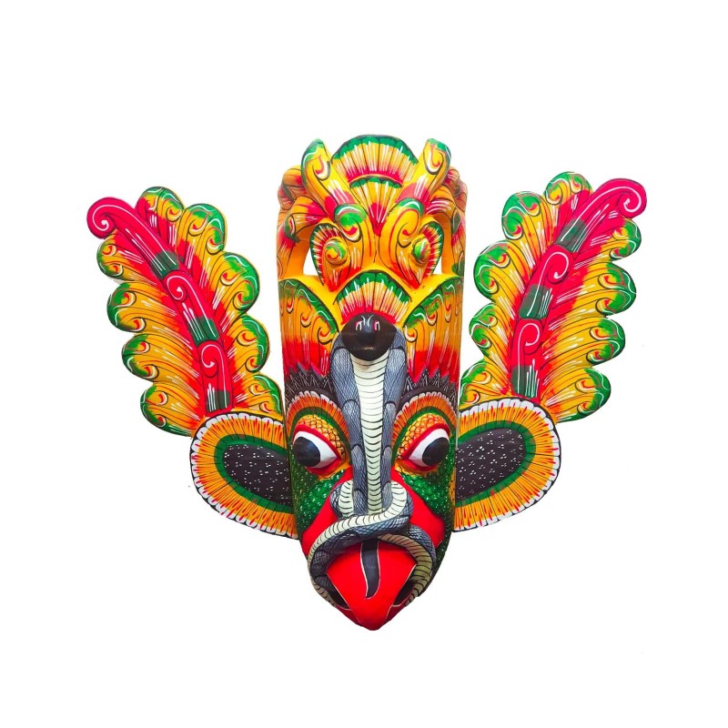 Mal Gurulu Raksha Mask- Height 25cm