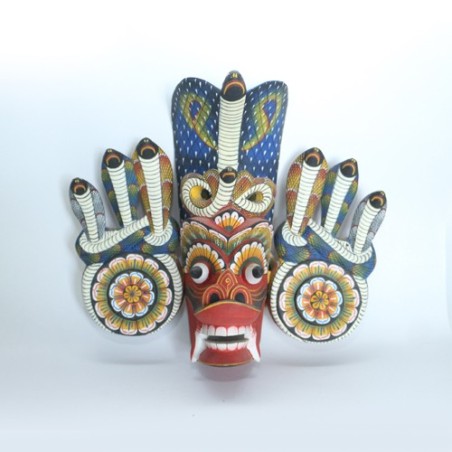 Naga Raksha Cobra Mask - 30 × 26 cm