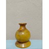 Handcrafted Teak Wooden Flower Vase Sculpture