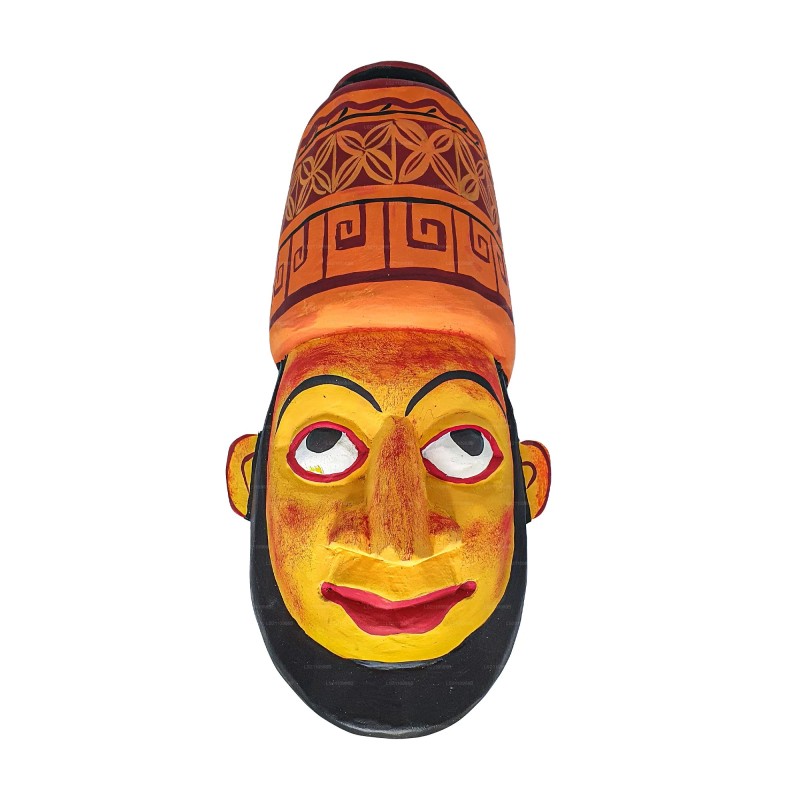 Marakkala Kolam Mask - Height 23cm