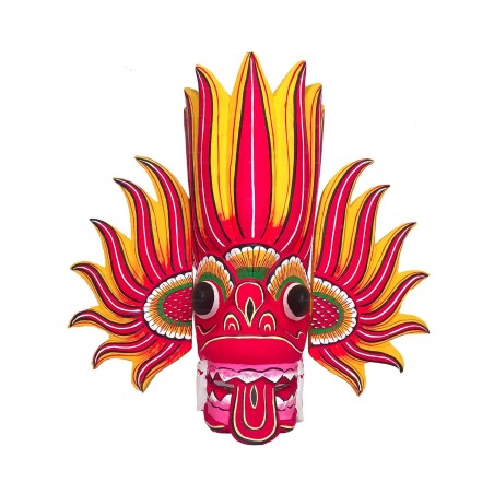 Ginidal Raksha Mask - Height 15cm