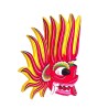 Ginidal Raksha Mask - Height 15cm