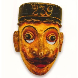 Police Kolam Mask - Height 23cm
